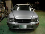 フレーム修理と塗装が完了した完成車両